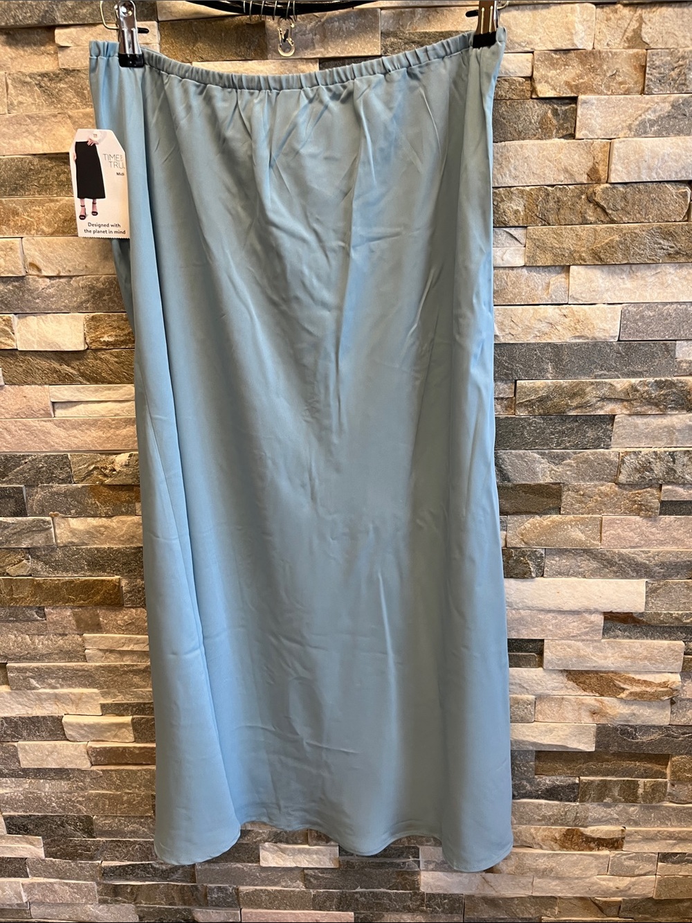 Time and Tru Light Blue Maxi Skirt